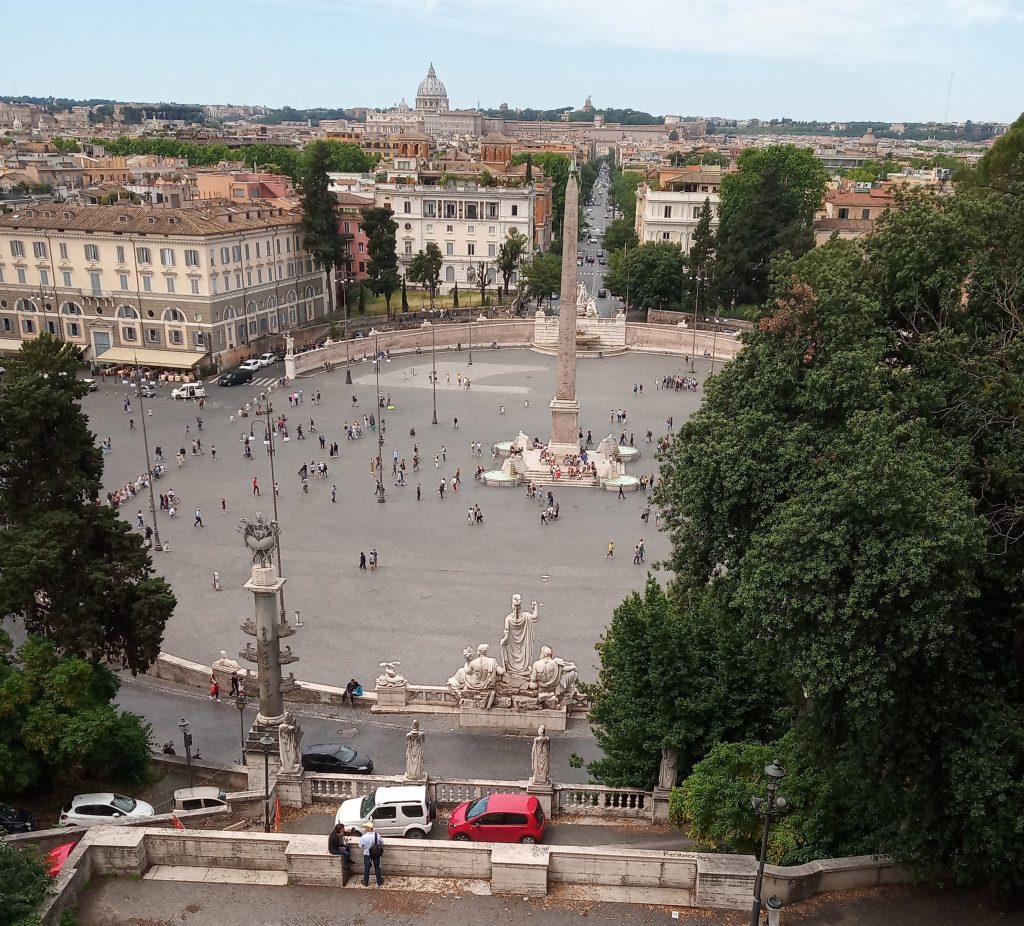 Piazza del Popolo, panorama dal Pincio