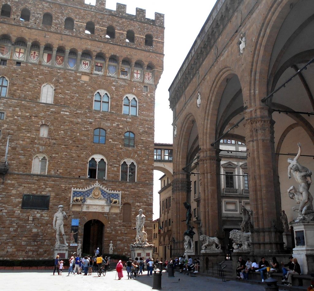 Palazzo Vecchio e Loggia dei Lanzi in pietraforte