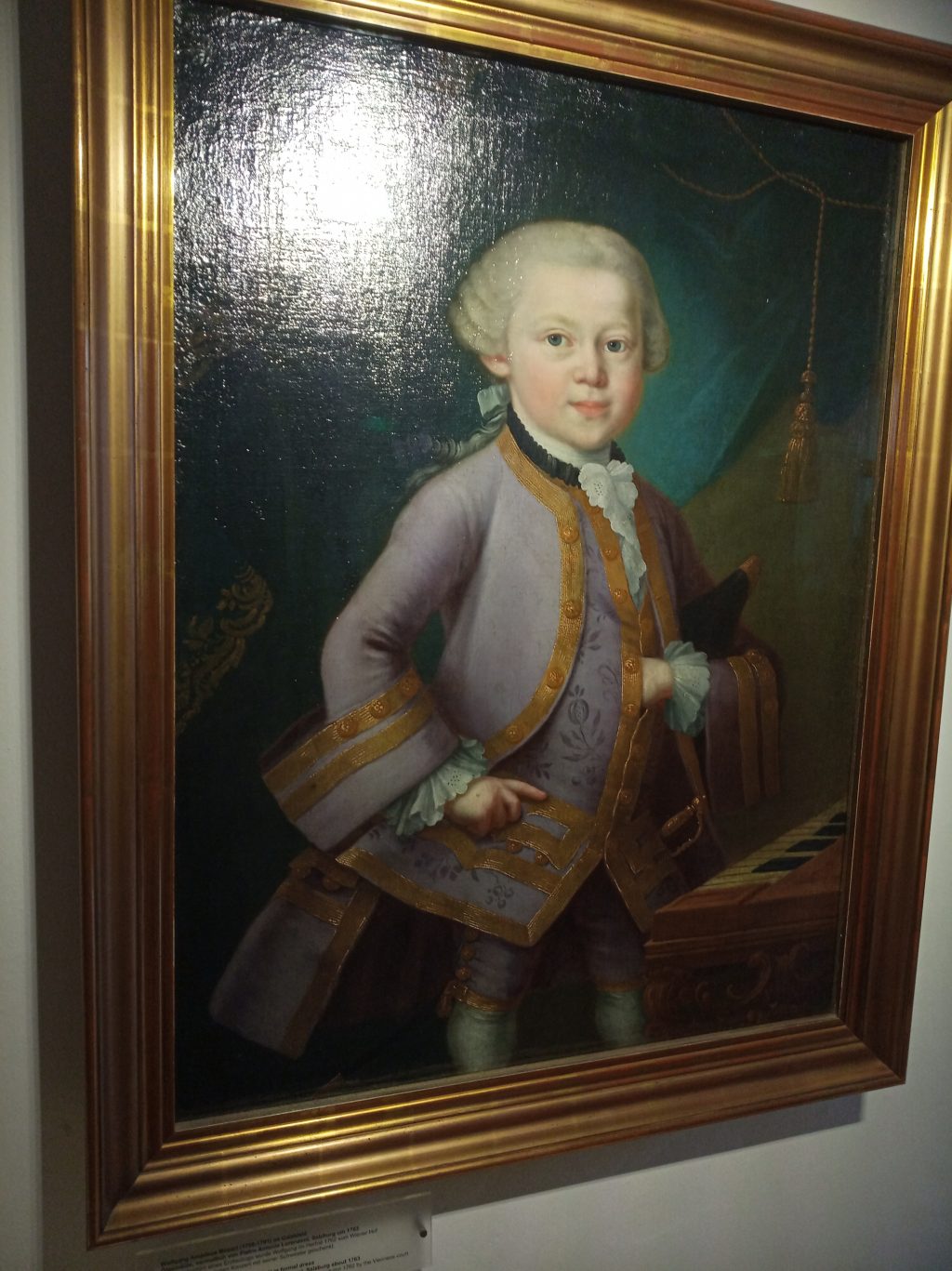 Ritratto di Mozart, Geitredegasse, Salisburgo
