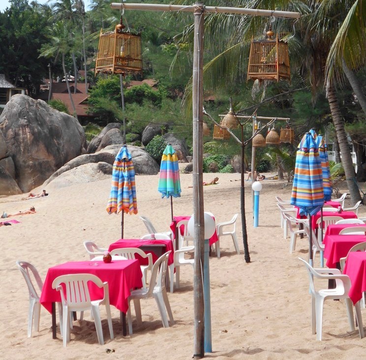 ristoranti sulle spiagge di Koh Samui