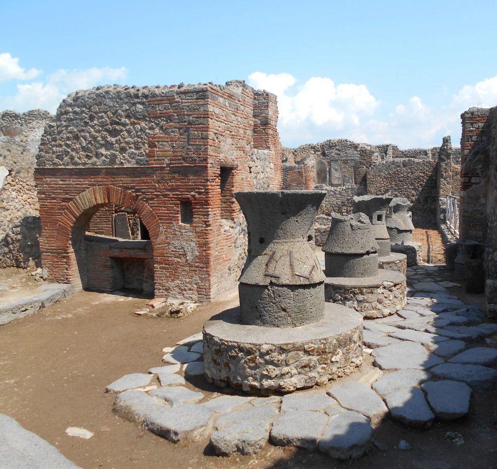 Panificio di Modesto, pompei antica, forni di cottura