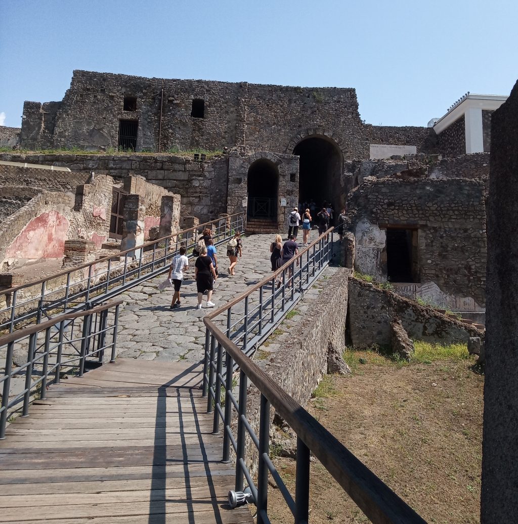 porta marina, antica città di pompei