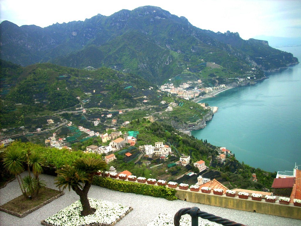 Panorama dalla terrazza di Villa Rufolo