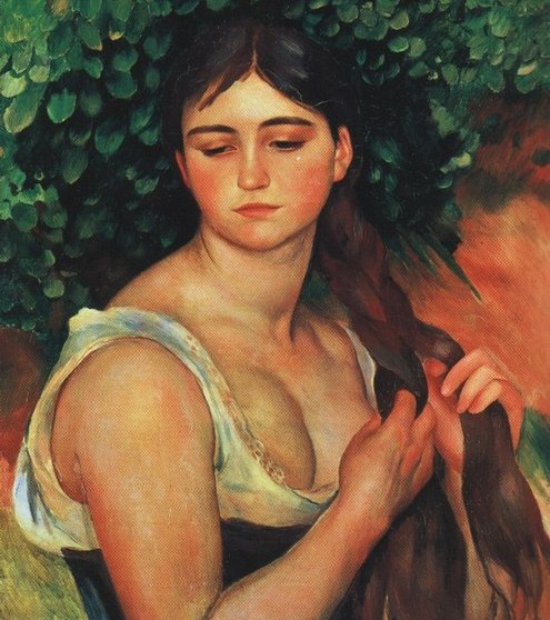 Suzanne Valadon , ritratta da Renoir