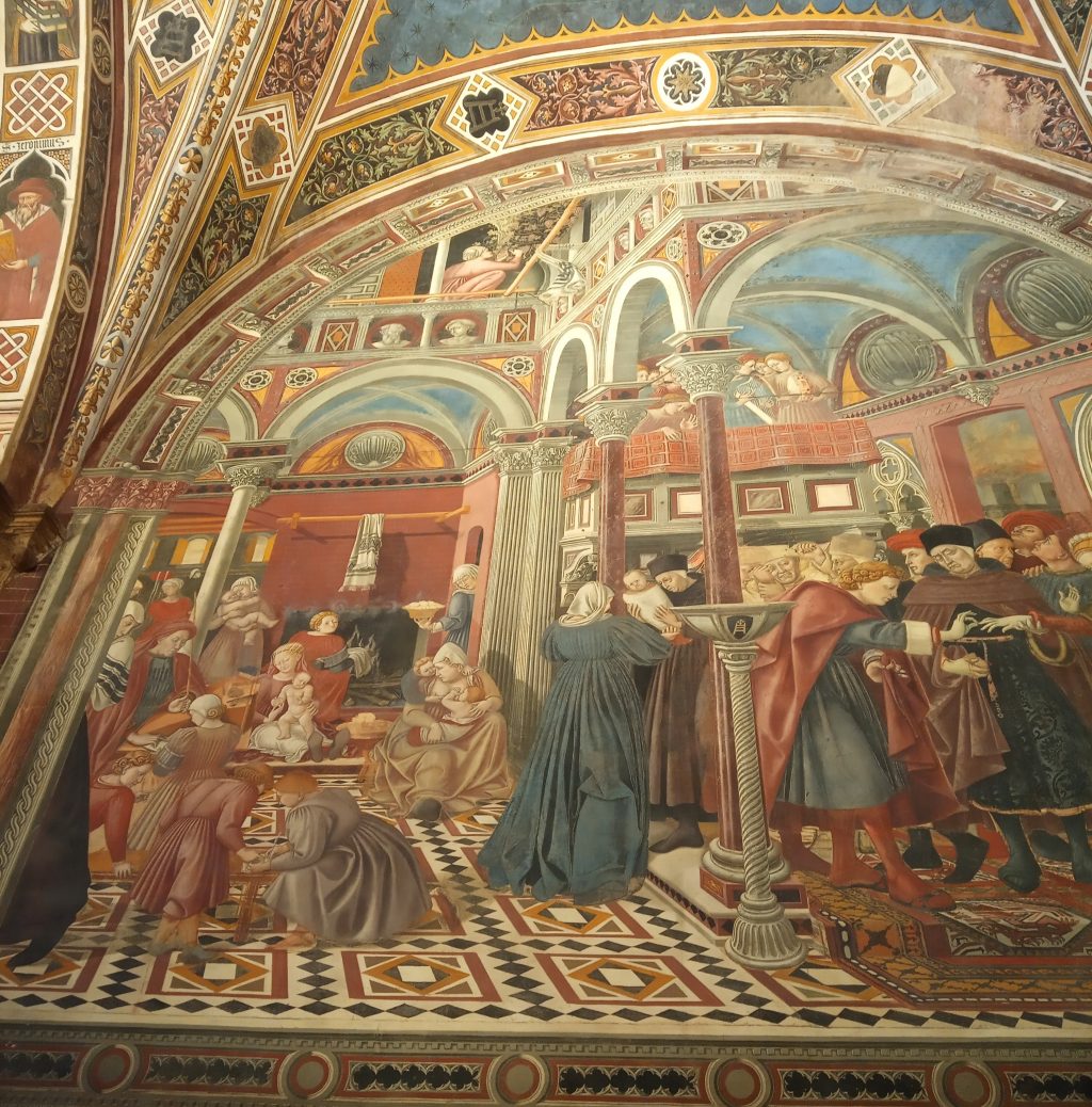 domenico di bartolo santa maria della scala affreschi