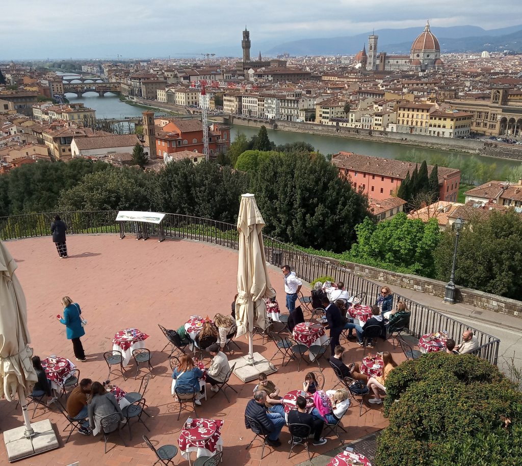 Panorama dal Piazzale Michelangelo a Firenze