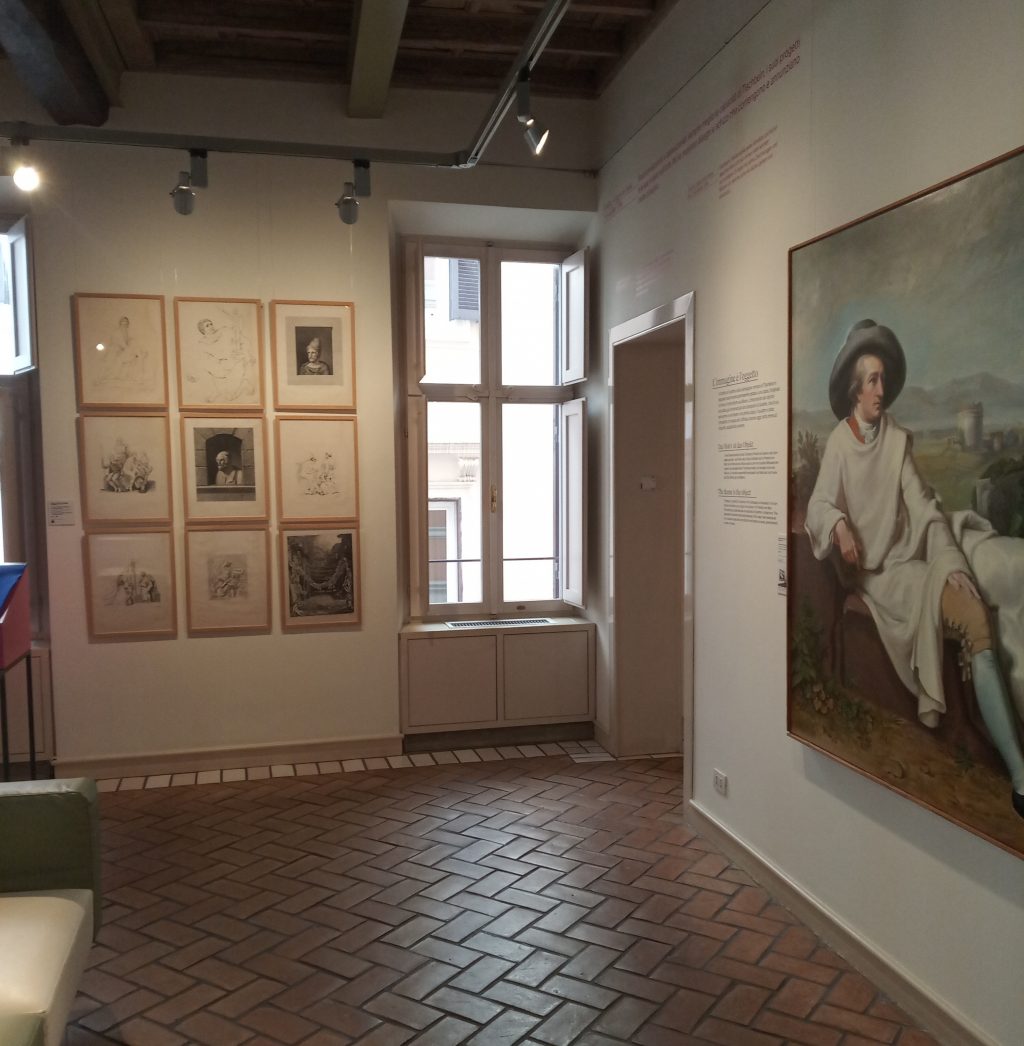 L'appartamento di Tischbein, oggi Casa museo dedicata a Goethe, in via del Corso 18 a Roma