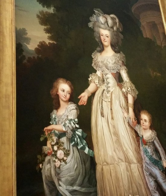 Maria Antonietta ritratta con i figli