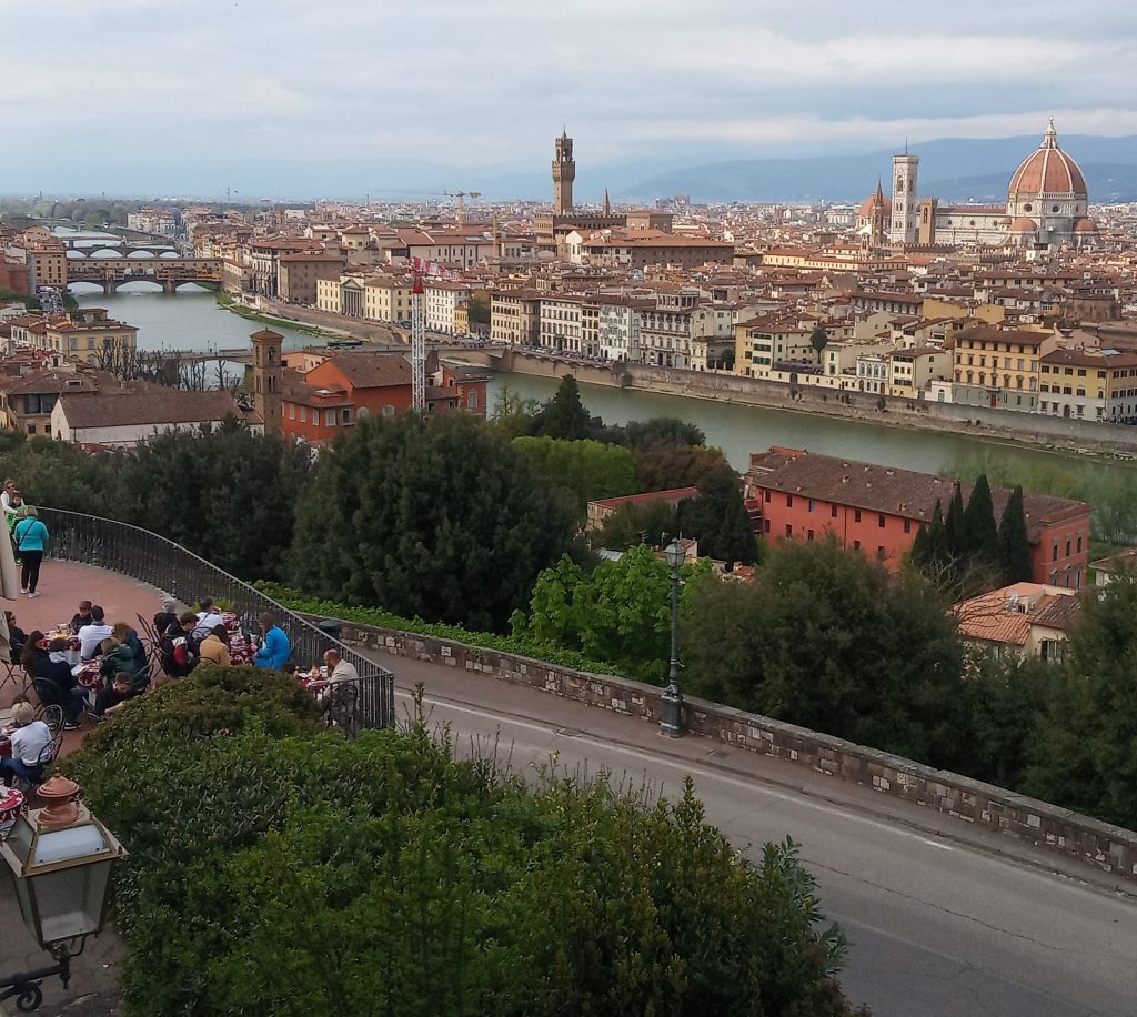 Panorama su Firenze da Piazzale Michelangelo