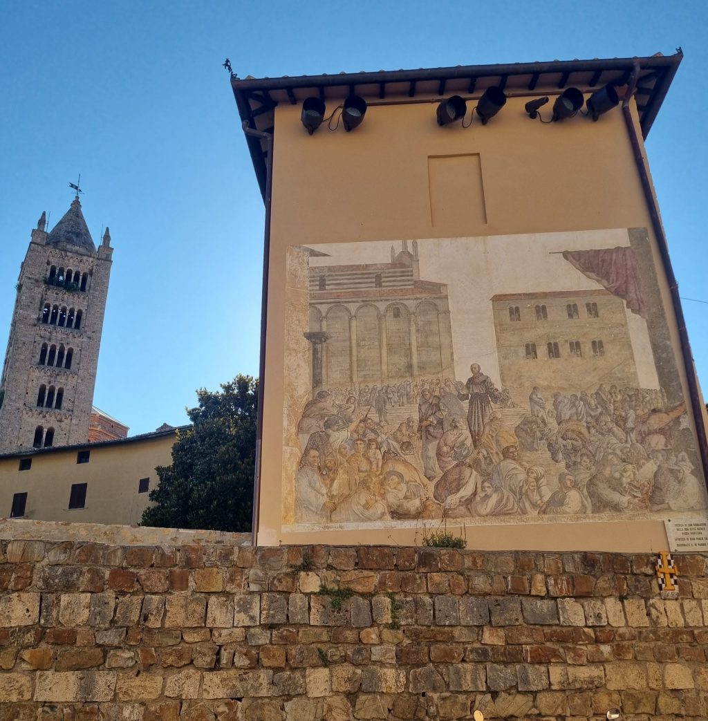 Affresco dedicato a San Bernardino, Massa Marittima
