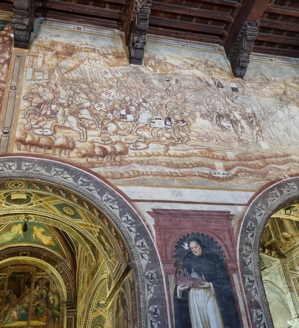 la battaglia di Poggio Imperiale, Palazzo Pubblico Siena